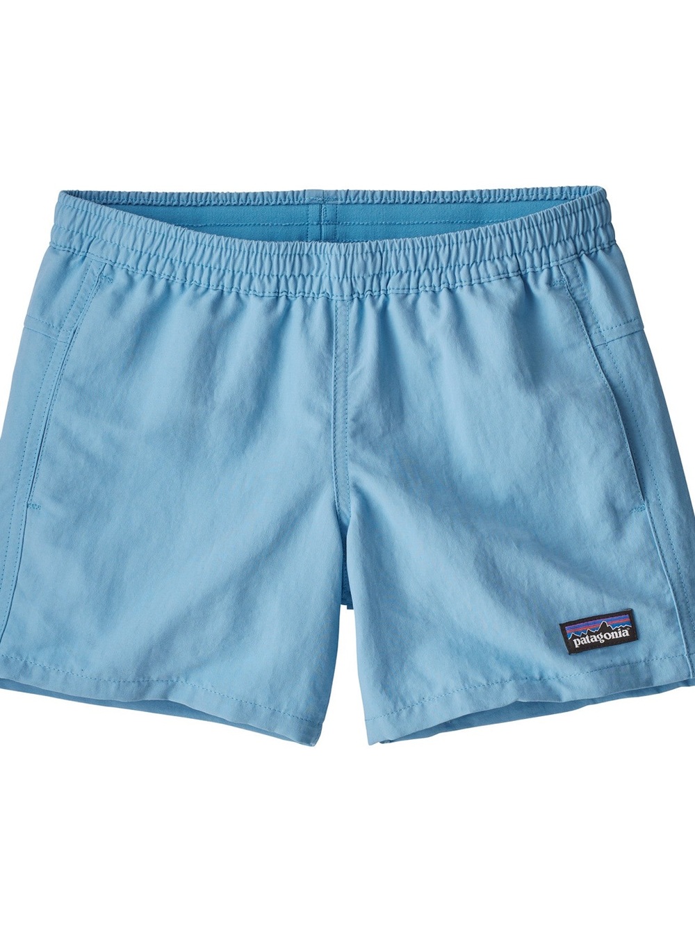 Patagonia Girls Baggies Shorts Break Up Blue Size XL NWT
